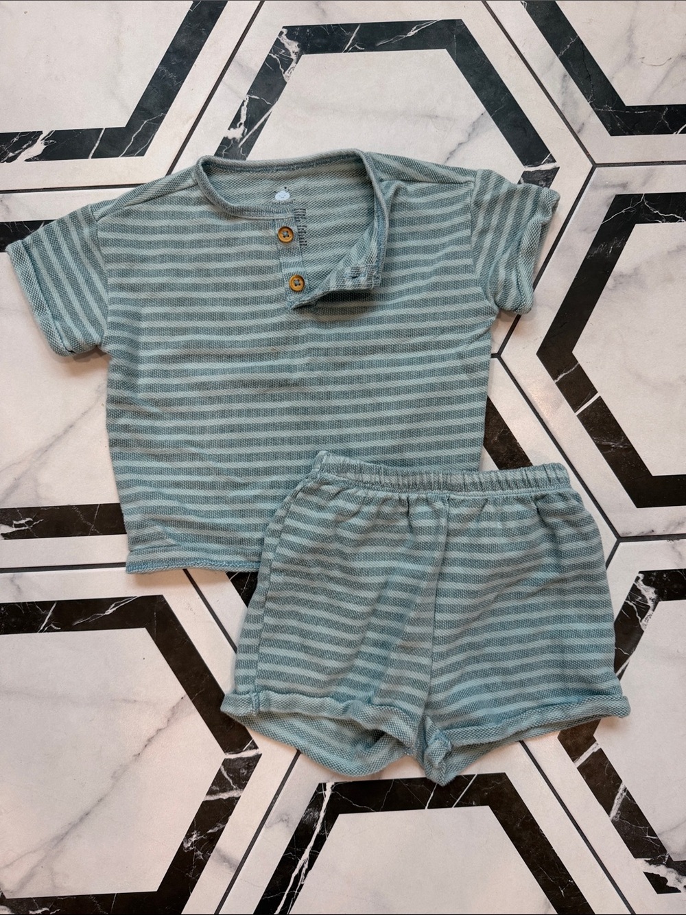 Cloud Island Stripe Outfit